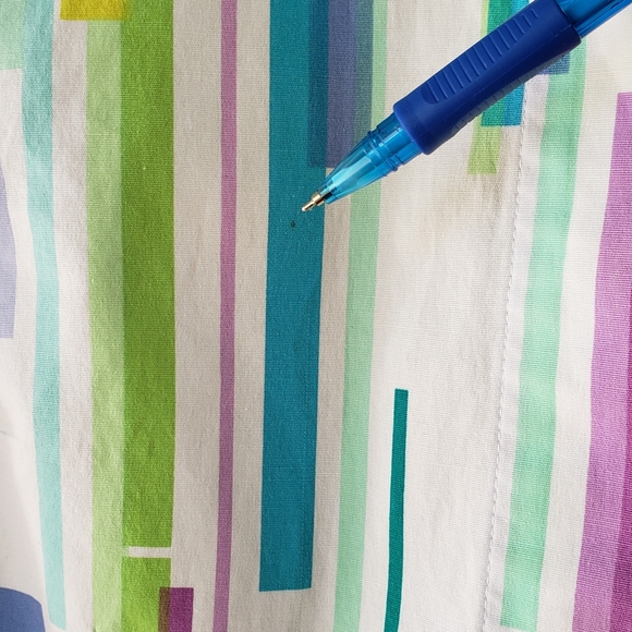 Kenzie Multicoloured Vertical Stripe Blouse - Picture 3 of 4